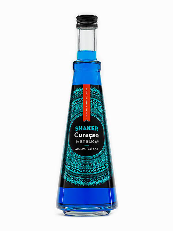 Pomerančový likér – Shaker Curacao 0,5 L