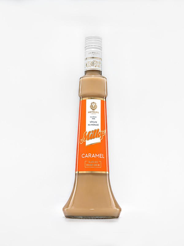 Karamelový alkoholický nápoj – Milky Caramel 0,5 L