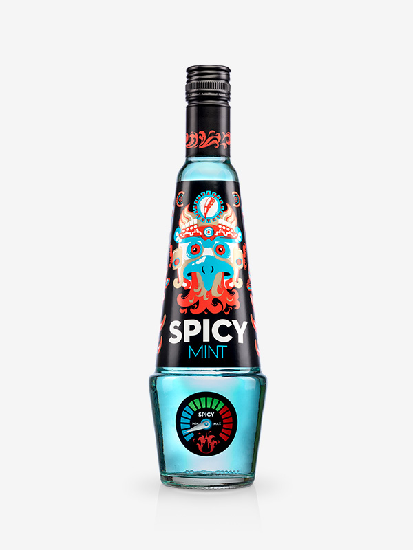 Mátový alkoholický nápoj – Spicy Mint 0,5 L