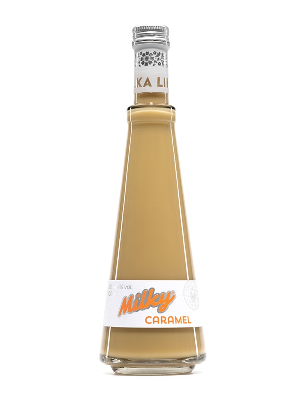 Karamelový alkoholický nápoj – Milky Caramel 0,5 L